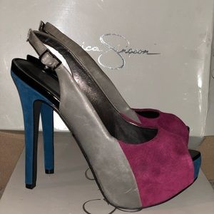 Jessica Simpson Princess Heels - Size 5.5
